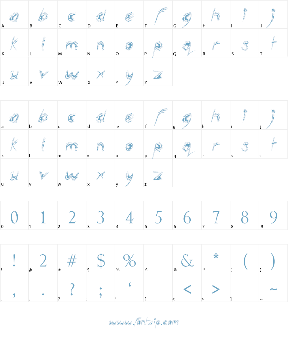Silly People Font Character